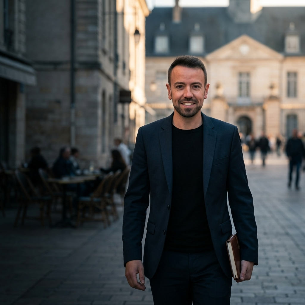 Cabinet de recrutement Dijon — Raphaël Scherrer devant le Palais des Ducs