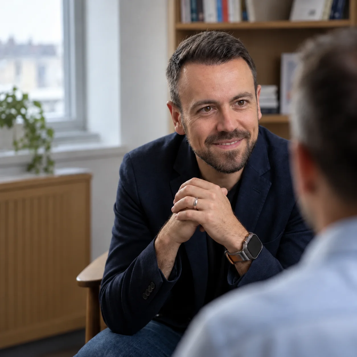 Raphaël Scherrer en entretien de bilan de compétences